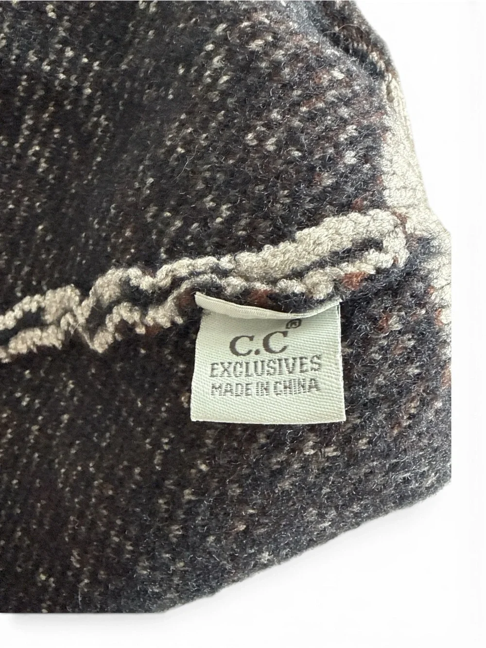 C.C Kids Leopard Pom Beanie | Girls Beanie | Girls Winter Hat